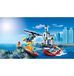 LEGO City 60308 Acțiune cu poliția și pompierii