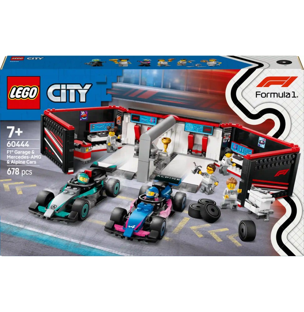 LEGO City 60444 Garaj F1 cu mașini LEGO City 60444 Garaj F1 cu mașini