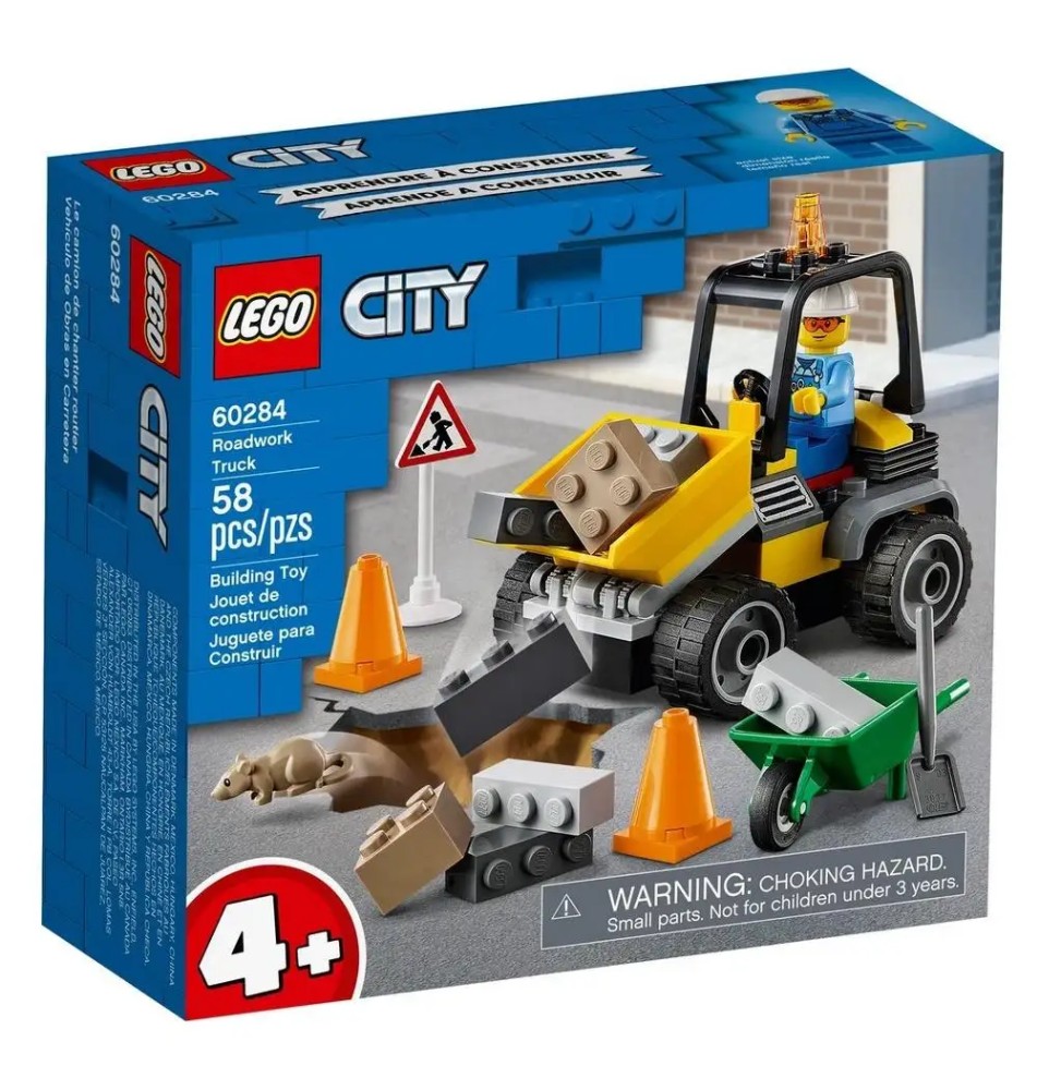 LEGO City 60284 Vehicul pentru lucrări rutiere LEGO City 60284 Vehicul pentru lucrări rutiere
