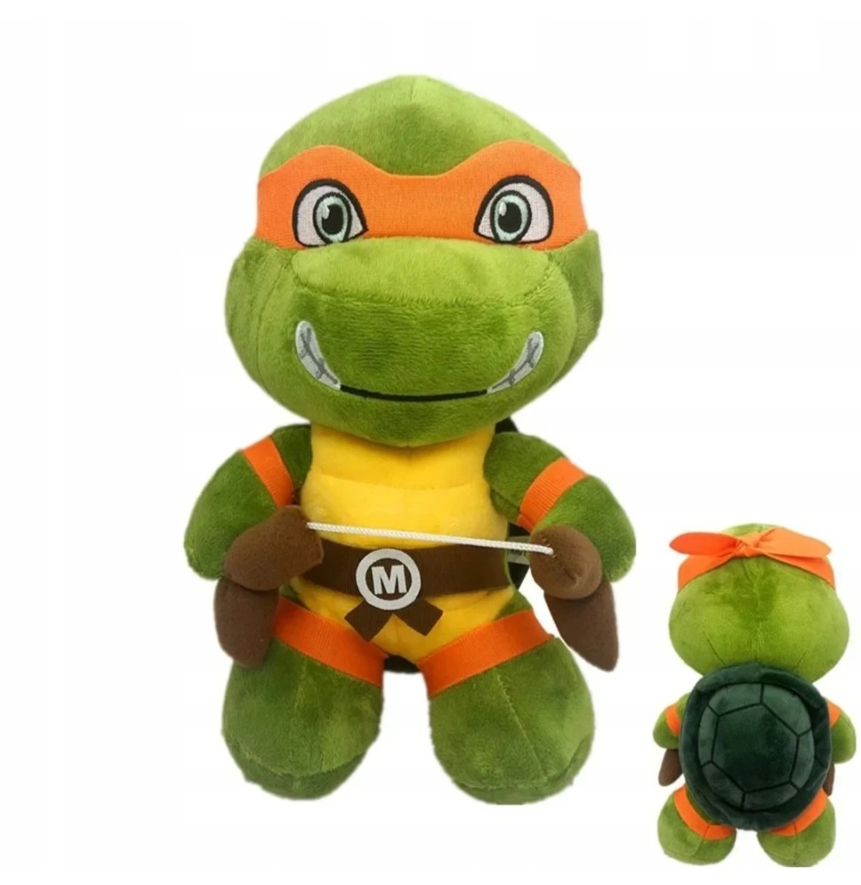 Războinici Țestoase Ninja Pluș Michael Angelo 25cm Războinici Țestoase Ninja Pluș Michael Angelo 25cm